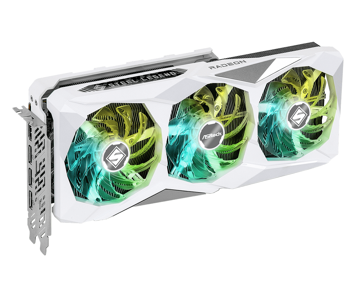 Видеокарта ASROCK RX7800XT SL  – обзор и цена Triple Fan Gaming Graphics Card 16Gb