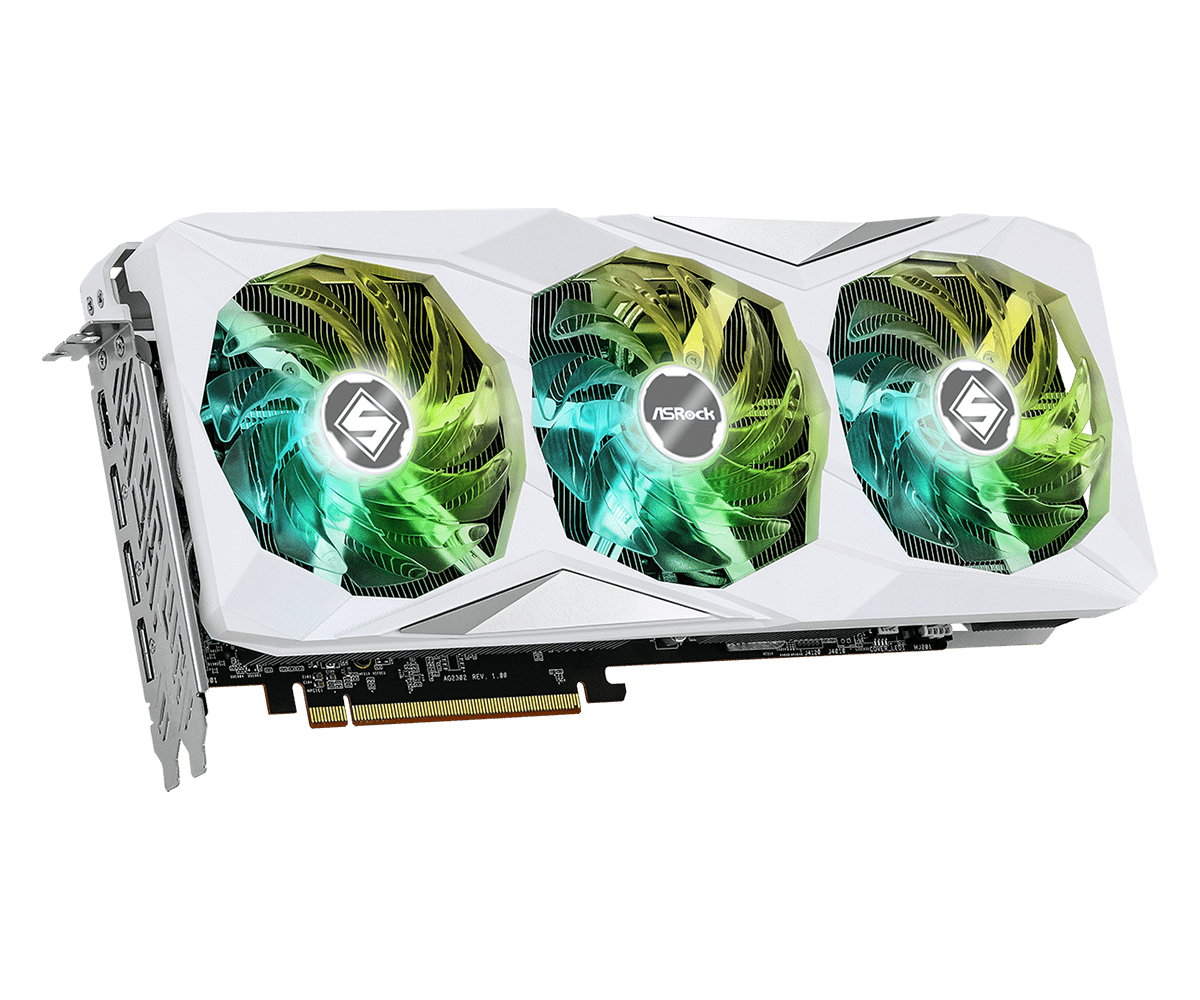 Видеокарта ASROCK RX7800XT SL  – обзор и цена Triple Fan Gaming Graphics Card 16Gb